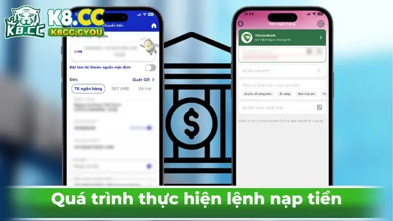 Quá trình thực hiện lệnh nạp tiền